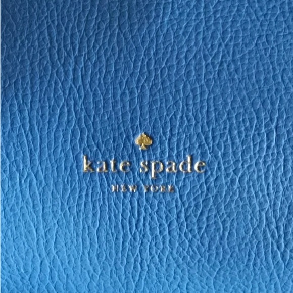 Authenticated Kate Spade Foster Court Pebble Blue Crossbody Bag - Picture 9 of 13